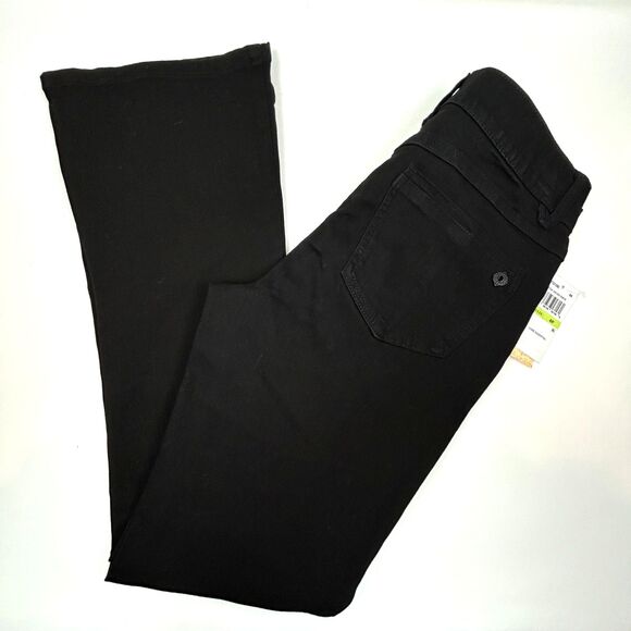 Democracy Itty Bitty Boot Jeans Black Denim size 4 Petite NWT - Picture 3 of 9